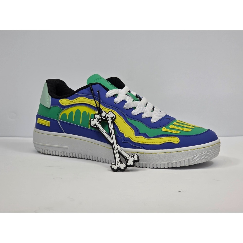 BrandX Studio Tropics DRIP 1 Sneakers Men's 10 Multicolor Streetwear Low Top New
